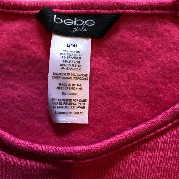 Bebe girls peep shoulder top - Picture 2 of 3